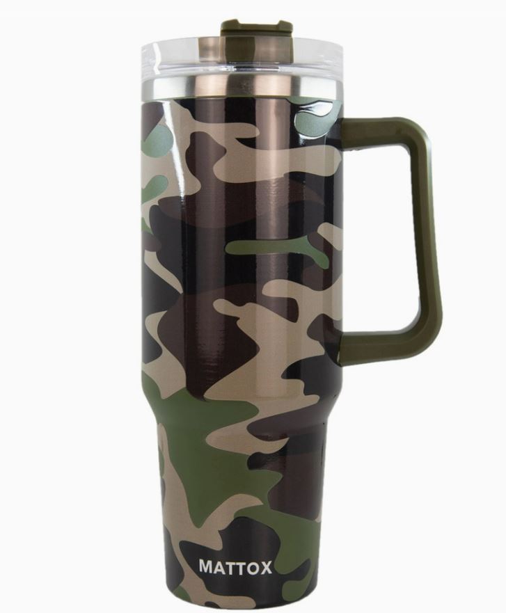 Camo Print Tumbler Cup