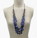 Handmade 3 Strand Gradient Purple Necklace