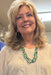 Green Turquoise & White Handmade Necklace