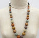 Handmade Earthy Colored Wood Bead Necklace