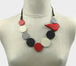 Handmade Red Bird Wood Adjustable Necklace