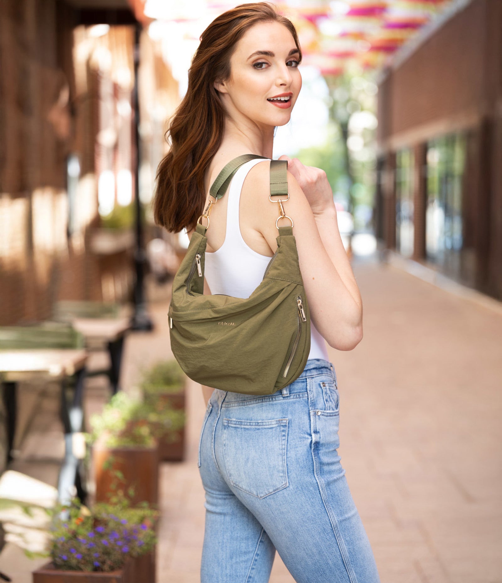 Black Atlas Saddle Bag Crossbody