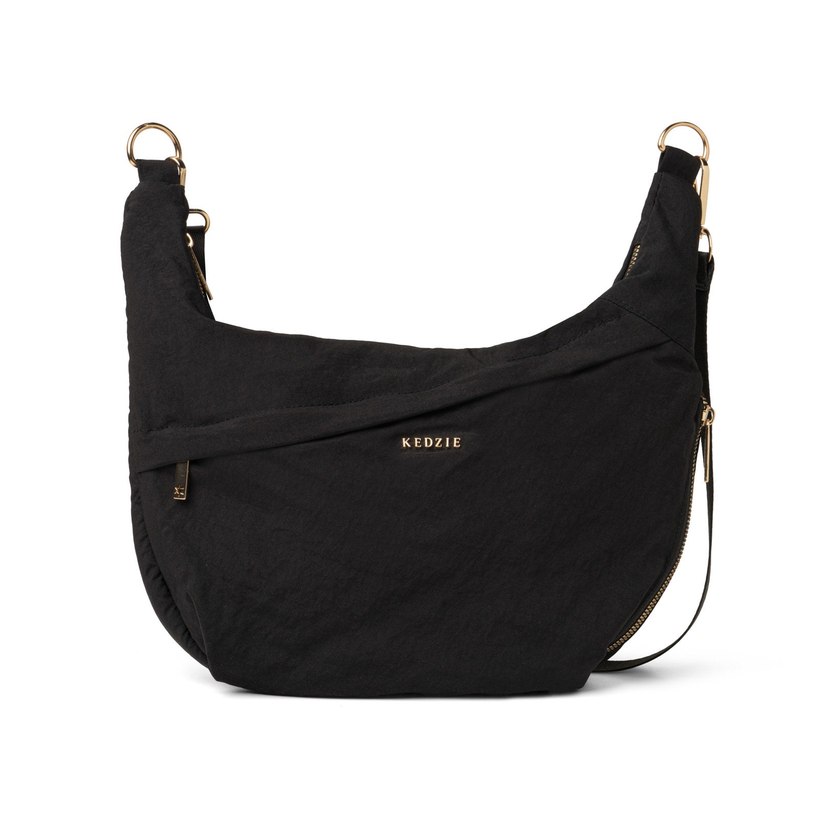 Black Atlas Saddle Bag Crossbody