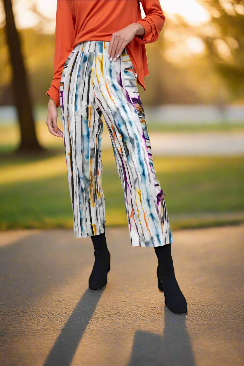 Blurred Lines Side Pleat Pants