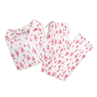 Pink Pine Button Down Pajamas