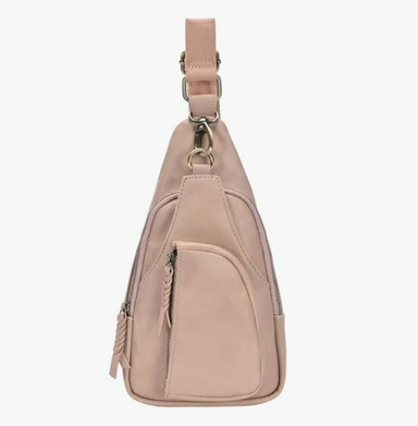 Rose Faux Leather Sling Bag