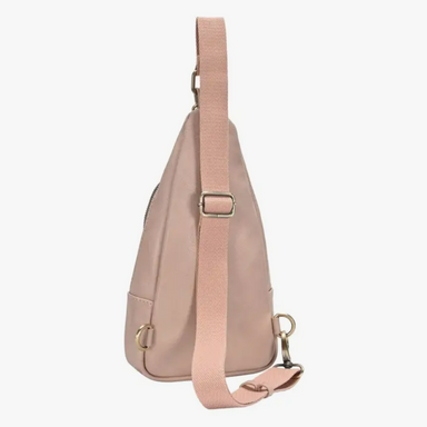 Rose Faux Leather Sling Bag