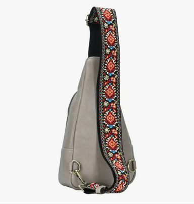 Taupe Sling Bag Guitar Strap
