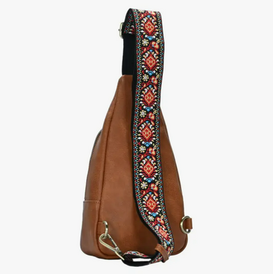 Tan Sling Bag Guitar Strap