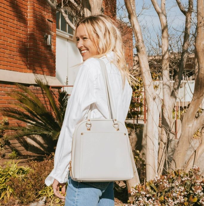 Tan Convertible Backpack