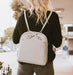 Taupe Convertible Backpack