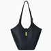 Isabelle 2 in 1 Scoop Neck Tote Black