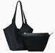 Isabelle 2 in 1 Scoop Neck Tote Black