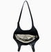 Isabelle 2 in 1 Scoop Neck Tote Black