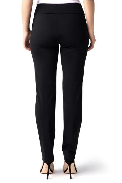 Black Easy Fit 31" Narrow Leg Knit Pant