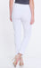 White Pull On Knit Ankle Pant