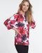 Fuchsia Floral Print Top