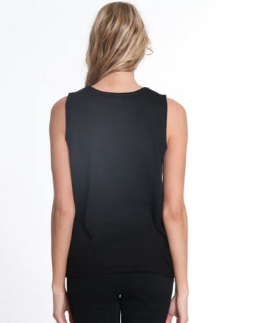 Black Sweater Knit Tank