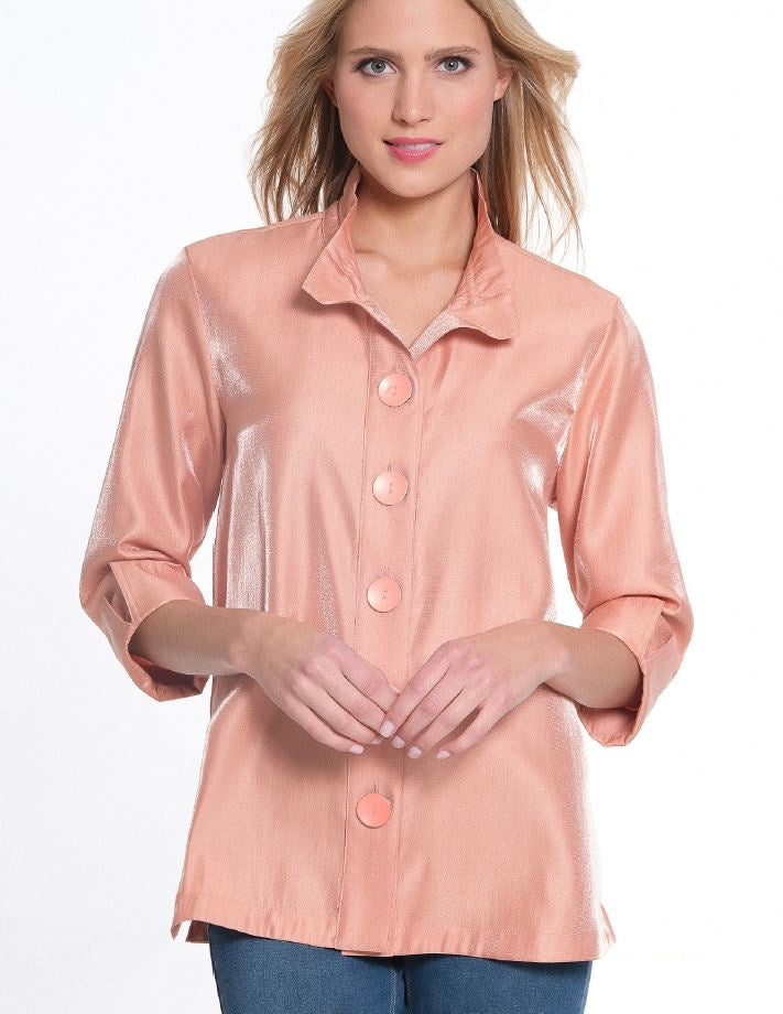 Salmon Shimmer Shirt