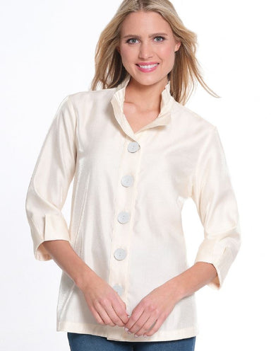 Winter White Shimmer Shirt