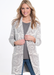 Winter White Paisley Knit Cardigan