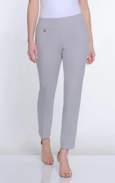 Sky Grey Easy Fit Knit Ankle Pant