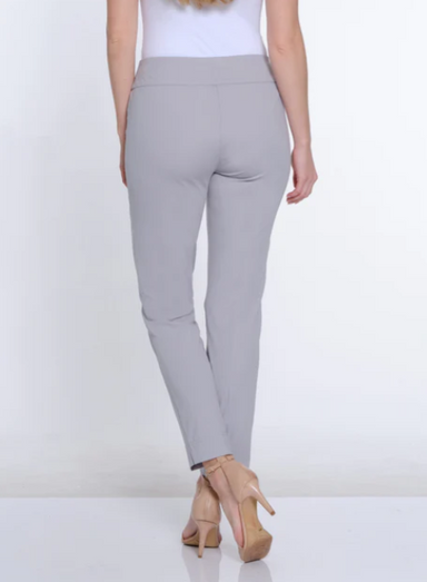 Sky Grey Easy Fit Knit Ankle Pant