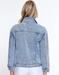 Indigo Denim Jacket w/Pearls