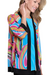 Multi Color Open Front Jacket