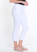 White Pull On 26" Inseam Crop Pant
