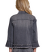Flounce Sleeve Denim Jacket