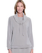 Grey Cowl Neck Top