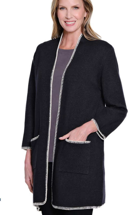 Heather Grey Long Cardi