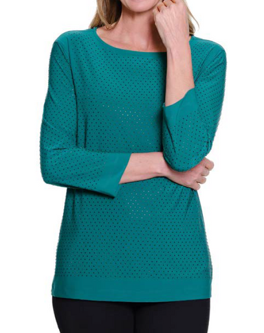 Evergreen Heat Sealed Plus Knit Top