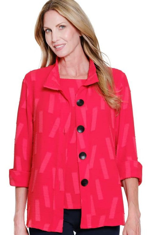 Red Hot Wire Collar Jacket & Tank