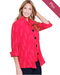 Red Hot Wire Collar Jacket & Tank Plus Sizes