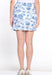 Floral Print Ruffle Hem Skort