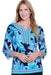 Place Print Banded Top