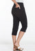 Black Capri 21" Inseam