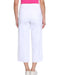 White Wide Leg Crop Jeans