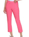 Coral Pull On Crop Pant