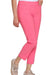 Coral Pull On Crop Pant