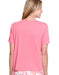 Coral V-neck Top