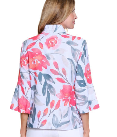 Puff Sleeve Wire Collar Jacket