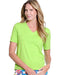 Neon Lime V-neck Tee