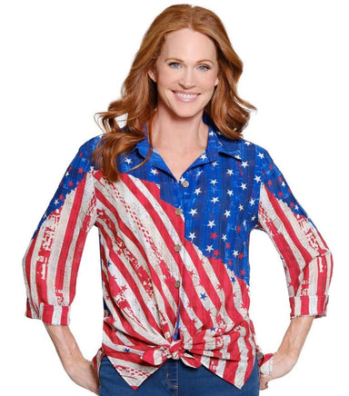 Patriotic Button Up Shirt
