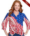 Patriotic Button Up Shirt Plus