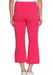 Red Pull On Denim Crop Pant