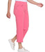 Coral Fringe Hem Crop Pant