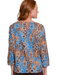 Multiples Multi Tile Print Bateau Neck Knit Top